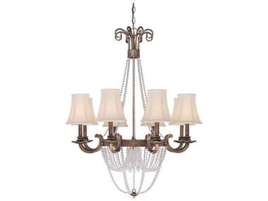 Classic Lighting Grace 8-Light Bronze Traditional Chandelier C881028CPB