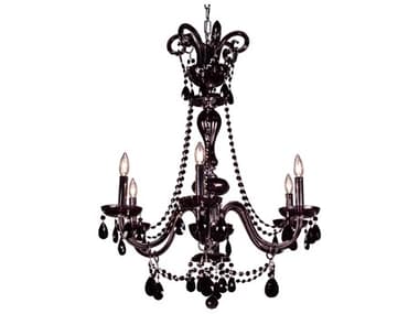 lassic Lighting Monte Carlo Elite 6-Light Black Traditional Candelabra Chandelie C882016CBK