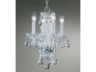 Classic Lighting Monticello 4-Light Chrome Traditional Candelabra Chandelier C88234CHI