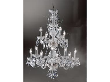 Classic Lighting Monticello 12-Light Chrome Traditional Candelabra Tiered Chandelier C88239CHI