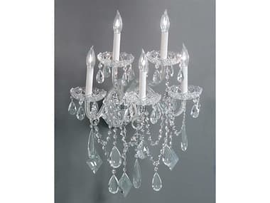 Classic Lighting Prague 5-Light Chrome Traditional Wall Sconce C88285CHC