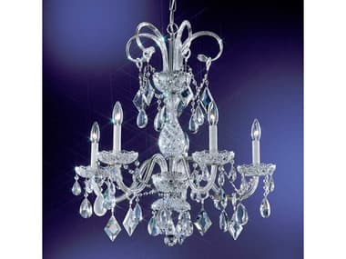 Classic Lighting Prague 5-Light Chrome Traditional Candelabra Chandelier C88287CHC