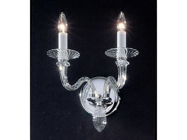 Classic Lighting Palermo 2-Light Chrome Traditional Wall Sconce C88290CH