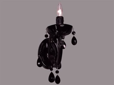 Classic Lighting Rialto Traditional 1-Light Black Wall Sconce C88341BBLKCBK