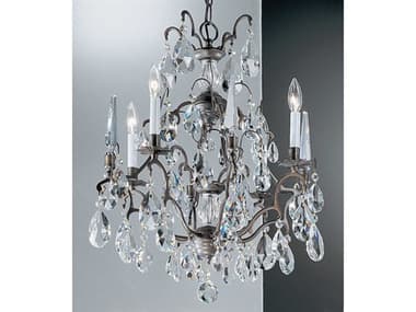 Classic Lighting Versailles 4-Light Antique Bronze Traditional Candelabra Tiered Chandelier C89004ABC