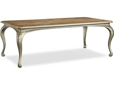 Caracole Fontainebleau 84-120&quot; Extendable Rectangular Wood Cendre Champagne Mist Dining Table CACC062419201