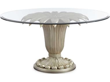 Caracole Fontainebleau Champagne Mist 60'' Wide Round Dining Table CACC062419202