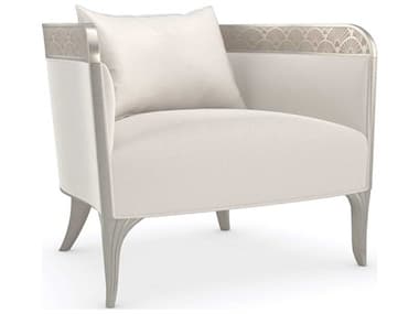 Caracole Lillian 31" White Fabric Accent Chair CACC090020131A