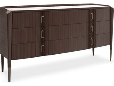 Caracole Oxford Stallion, Afterglow, Pyrite Six-Drawers Double Dresser CACC103422011