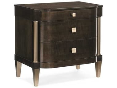 Caracole Classic Night Owl 30" Wide 3-Drawers Brown Nightstand CACCLA017061