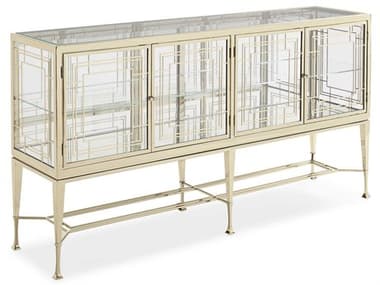 Caracole Classic Rectangular Worth Its Weight in Gold Console Table CACCLA017681