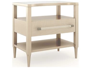 Caracole Classic Clearly Open 24" Wide 1-Drawer Nightstand CACCLA020063