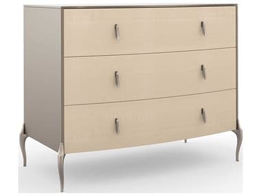 Caracole Classic Good Impression 34&quot; Wide 3-Drawers Beige Nightstand CACCLA020065