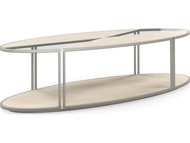 Caracole Classic 64'' Wide Oval Coffee Table CACCLA020401