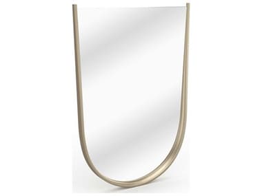 Caracole Oblique Soft Silver Paint Gloss Wall Mirror CACCLA024041