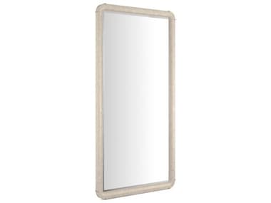 Caracole Salver Oracle Silver Leaf Floor Mirror Rectangular CACCLA024043