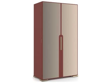 Caracole Allure Rouge Red Gloss Hardwood Wardrobe Armoire CACCLA024052