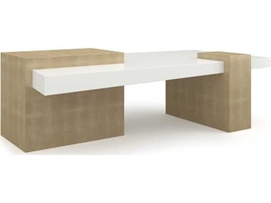 Caracole Float Rectangular Wood Oracle Coffee Table CACCLA024401