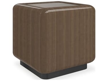 Caracole Gelee Square Mirror Caramello Gloss End Table CACCLA024422