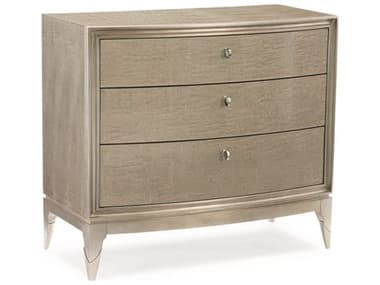 Caracole Classic Silver Maple 36" Wide 3-Drawers Beige Nightstand CACCLA417061
