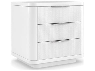 Caracole Classic Touch Base 24" Wide 3-Drawers Birch Wood Nightstand CACCLA421063
