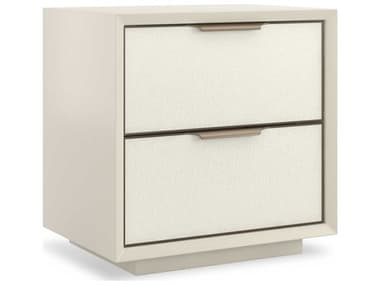 Caracole Classic Double Wrap 25"W 2-Drawers Champagne Hardwood Nightstand CACCLA424063