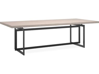 Caracole Classic Wish You Were Here 100"W Rectangular Concrete Dining Table CACCLA4242012C