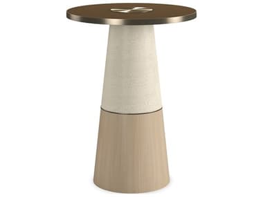 Caracole Classic Aperture Round Glass End Table CACCLA424422