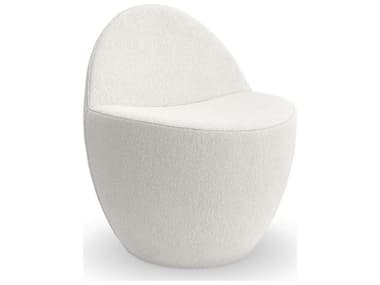 Caracole Kelly Hoppen Noa 27" White Fabric Accent Chair CACKHU023032A
