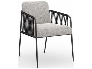 Caracole Remix Bronze Upholstered Arm Dining Chair CACM112024271