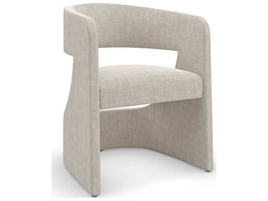 Caracole Modern Principles Soft Balance 26" Beige Fabric Accent Chair CACM140022032A