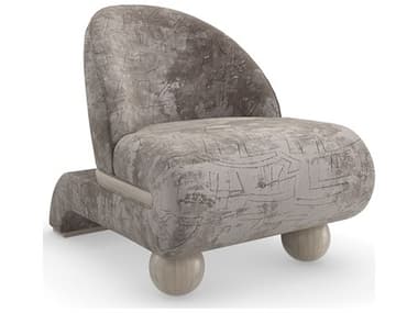 Caracole Modern Resort Bora Bora 30" Gray Fabric Accent Chair CACM150023031A