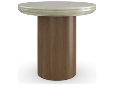 Caracole Modern Resort Cape Verde 20" Round Stone End Table CACM151023411