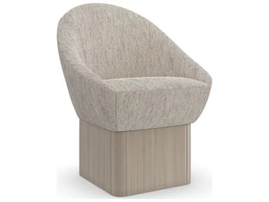 Caracole Modern Resort Palma Hardwood Gray Fabric Upholstered Side Dining Chair CACM152023291