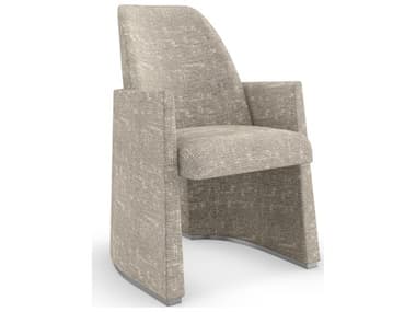Caracole Signature Debut Astra 25" Gray Fabric Accent Chair CACSIG023291
