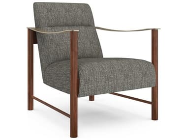 Caracole Slant Gray Accent Chair CACUPH024132A