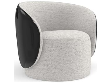 Caracole Cuff Swivel White Accent Chair CACUPH024135A