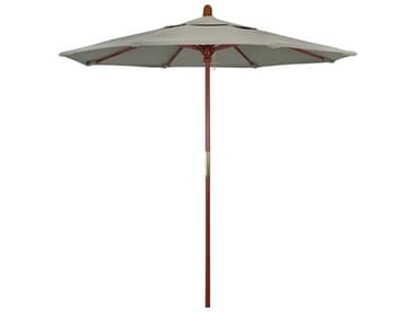 California Umbrella Custom Grove Series 7.5 Foot Octagon Market Wood Umbrella with Push Lift System CAMARE758NONSTOCK