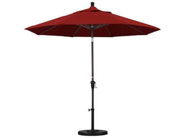 California Umbrella Custom Sunset Series 9 Foot Octagon Market Aluminum Umbrella with Crank Lift System CASDAU908NONSTOCK