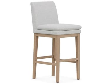 Case &amp; Canvas Chandler Upholstered Oak Wood Bar Stool CCACHABSA0T