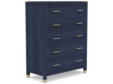 Case & Canvas Corpus 5-Drawers Blue Poplar Wood Dresser CCACORTCW04