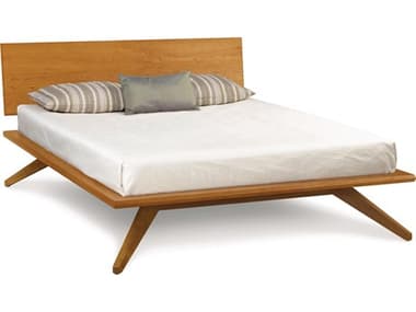 Copeland Astrid Natural Cherry Wood King Platform Bed CF1AST21