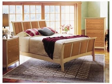 Copeland Sarah Natural Cherry Wood King Sleigh Bed CF1SLM11