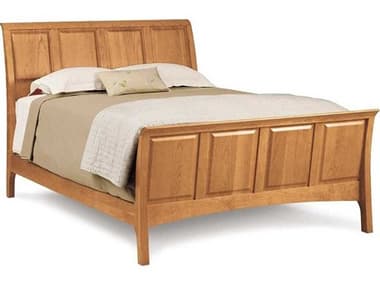Copeland Sarah Brown Solid Wood California King Sleigh Bed with 51'' High Headboard CF1SLV14