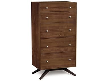 Copeland Furniture Astrid 27''W x 18''D Rectangular Five-Drawer Chest of Drawers CF2AST50