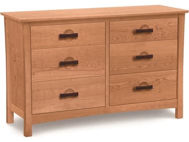 Copeland Berkeley 6-Drawers Natural Cherry Wood Double Dresser CF2BERC60