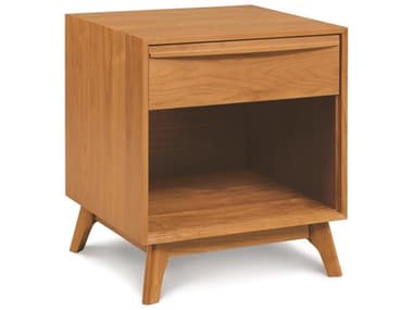 Copeland Catalina 1-Drawer Natural Cherry Wood Nightstand CF2CALC10