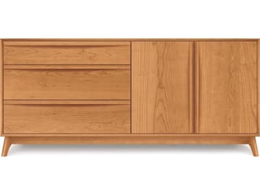 Copeland Catalina 3-Drawers Natural Cherry Wood Double Dresser CF2CALC52