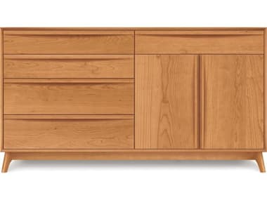 Copeland Catalina 6-Drawers Natural Cherry Wood Double Dresser CF2CALC72