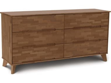 Copeland Linn 6-Drawers Natural Oak Wood Double Dresser CF2LNNC60